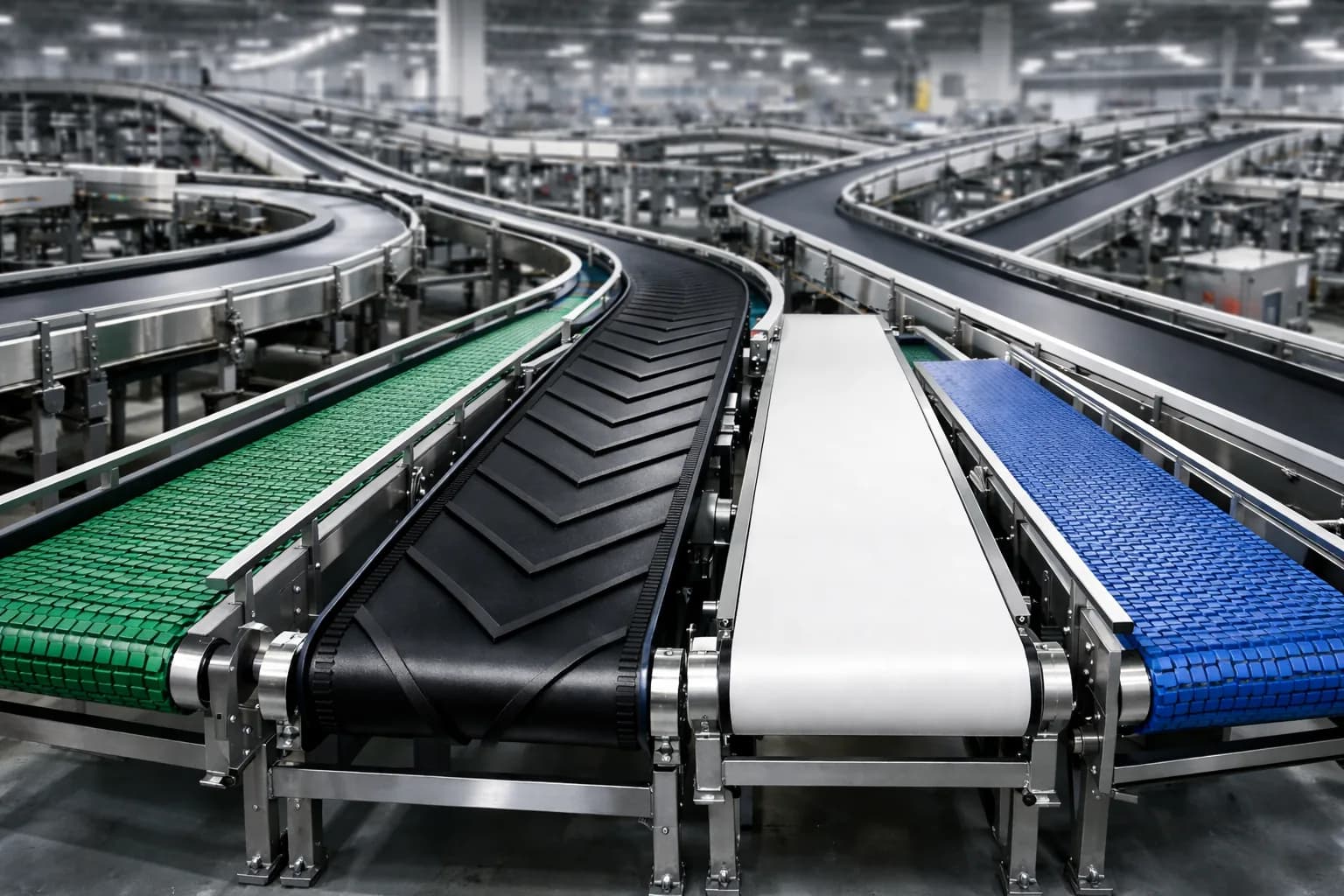 Конвейерные линии и комплектующие для промышленных предприятий